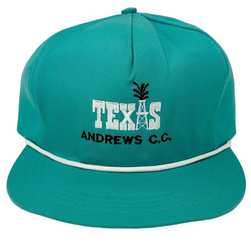 Vintage TEXAS Andrews SnapBack Baseball Trucker Hat Cap